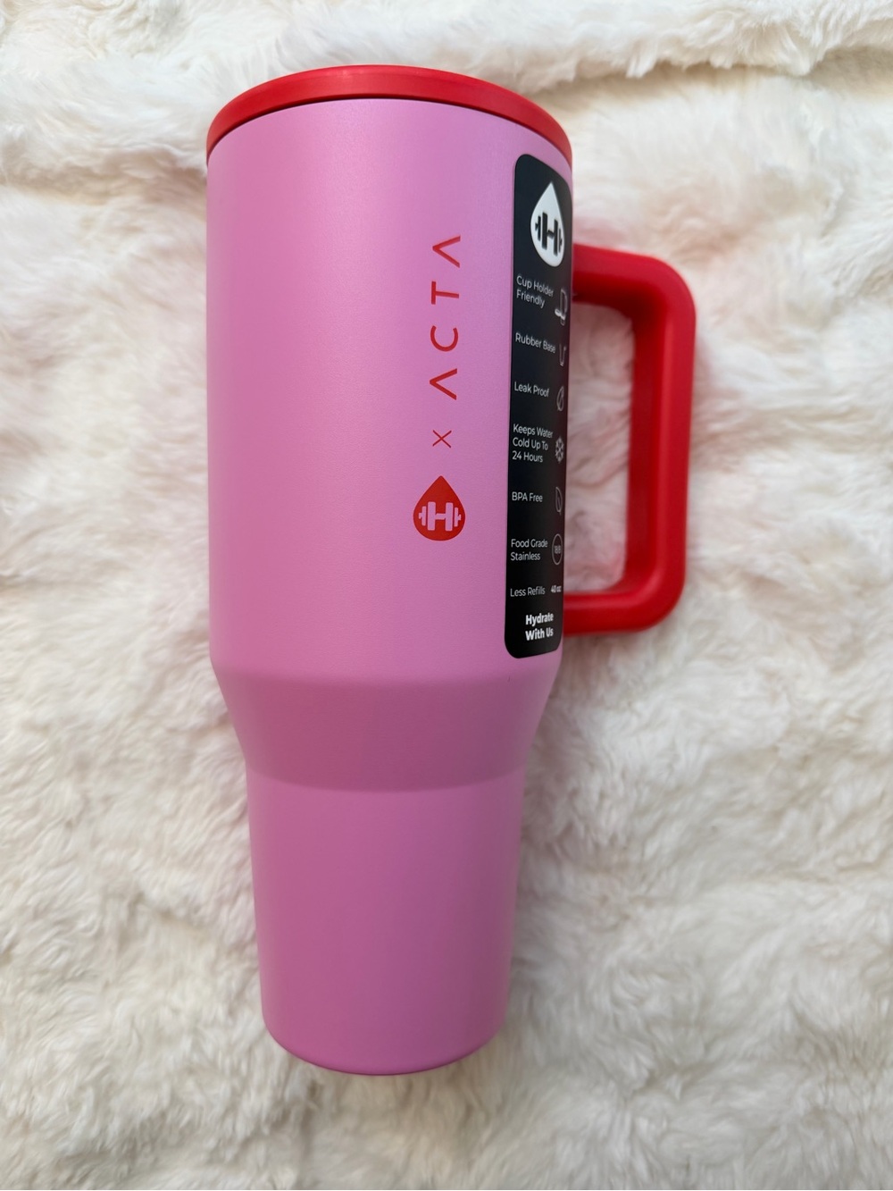 HydroJug x Acta Strawberry